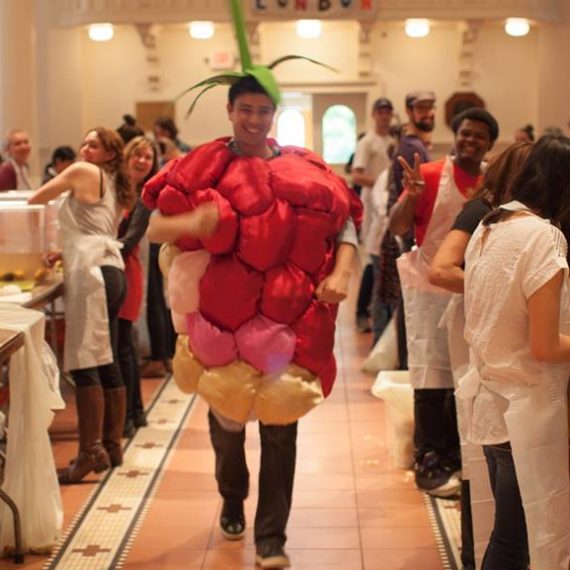 strawberry vegetable costume